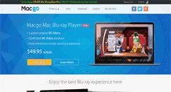 Desktop Screenshot of macblurayplayer.com