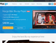 Tablet Screenshot of macblurayplayer.com